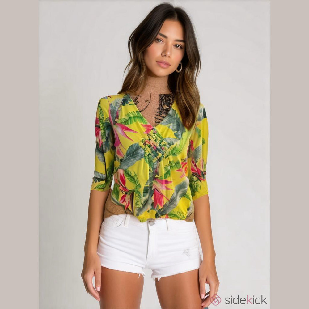 Caribbean Joe so soft & Comfy Island Supply Co - Top EUC